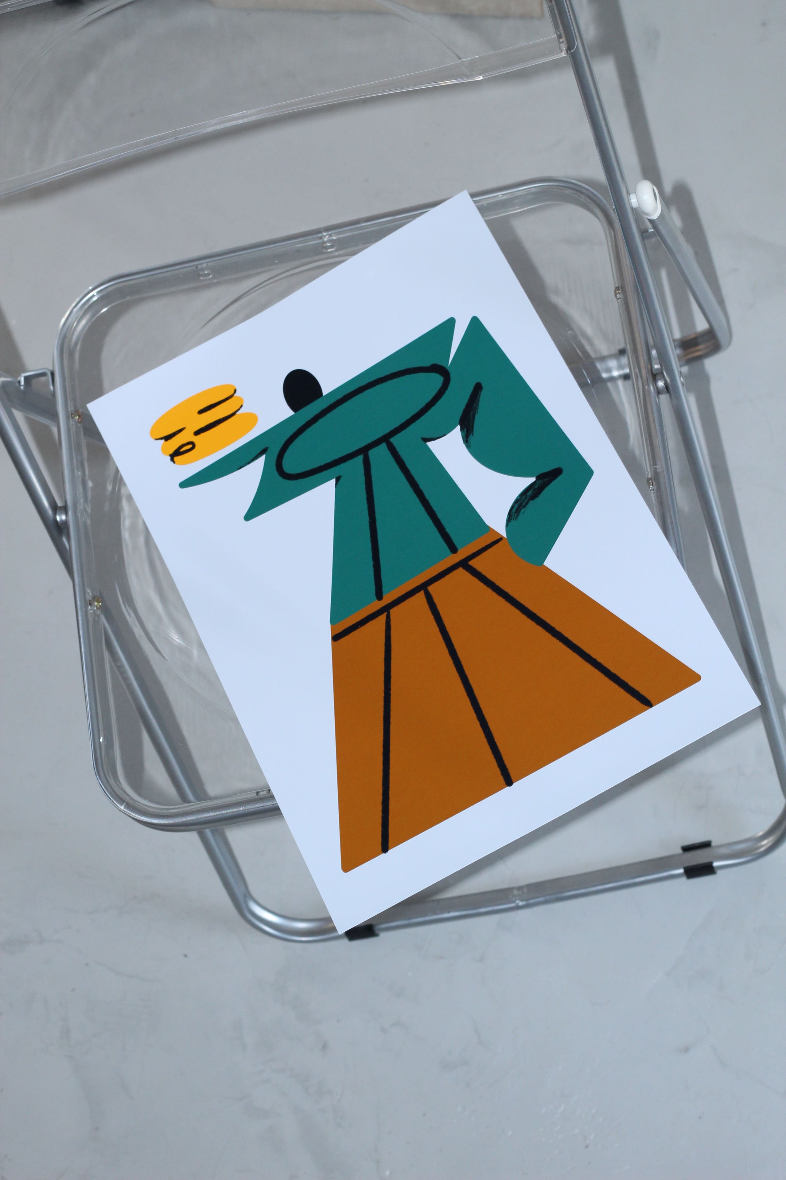Print café gris