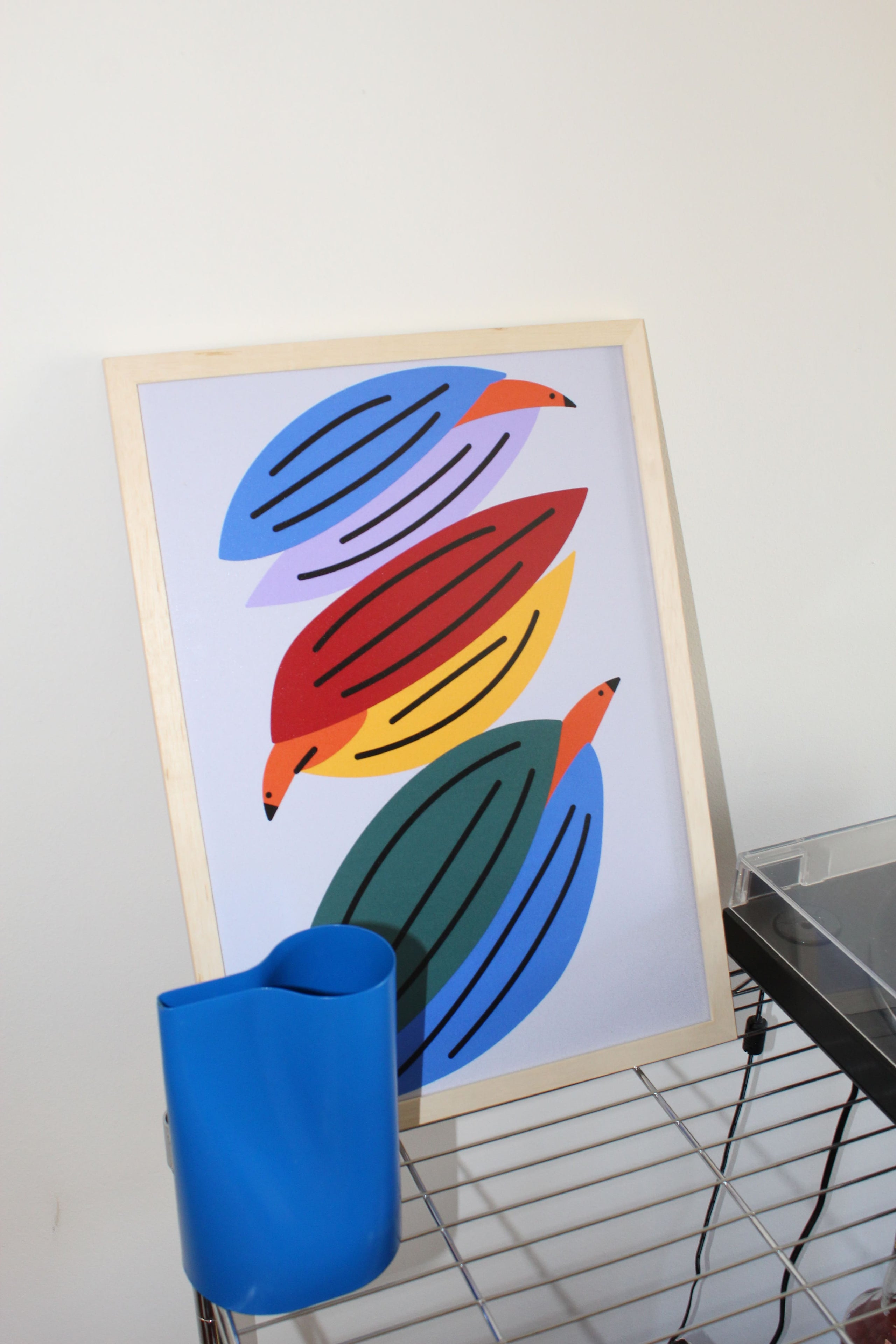 Print Aves - Aves MULTICOLOR