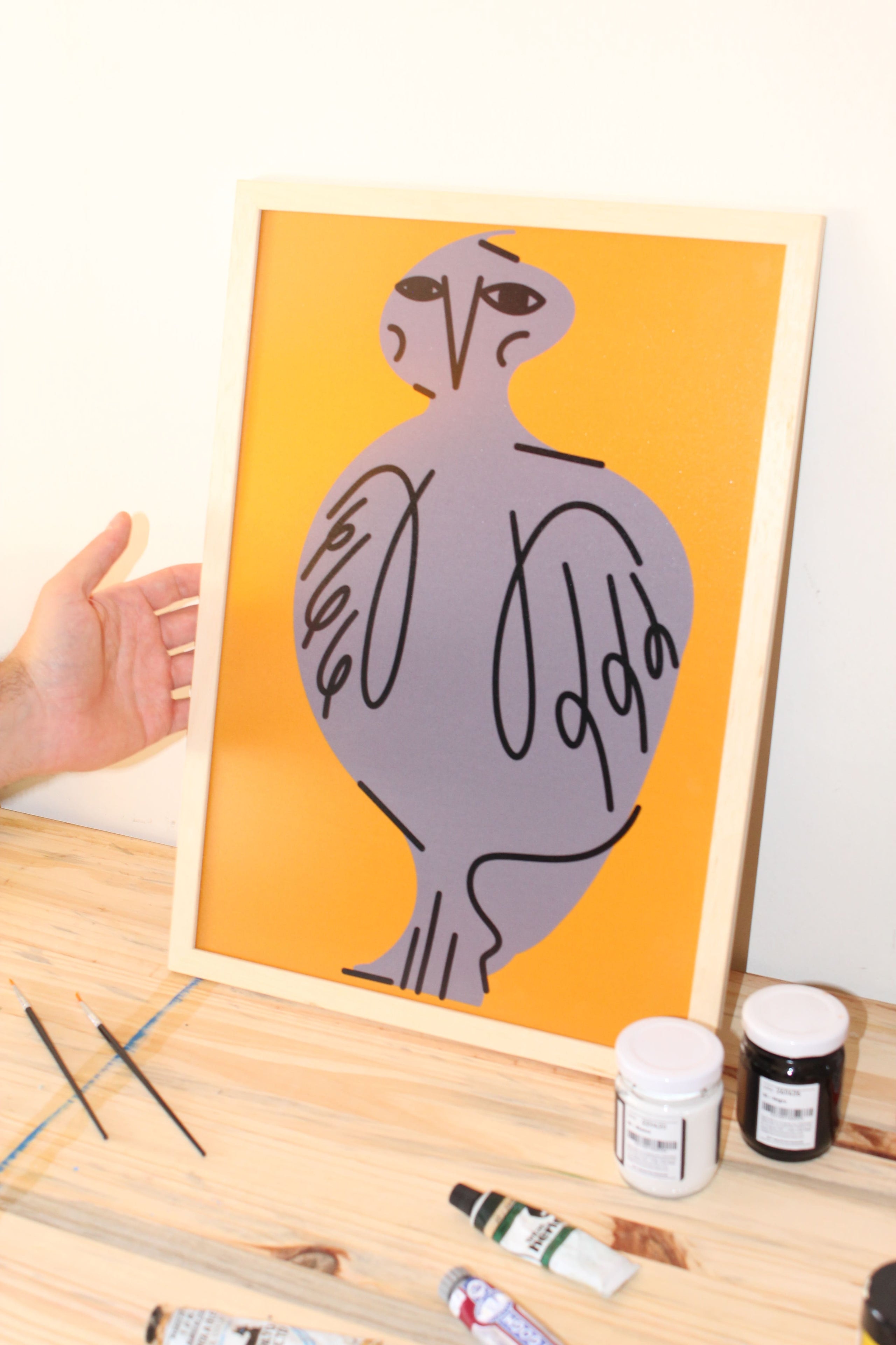 Print Aves - Búho