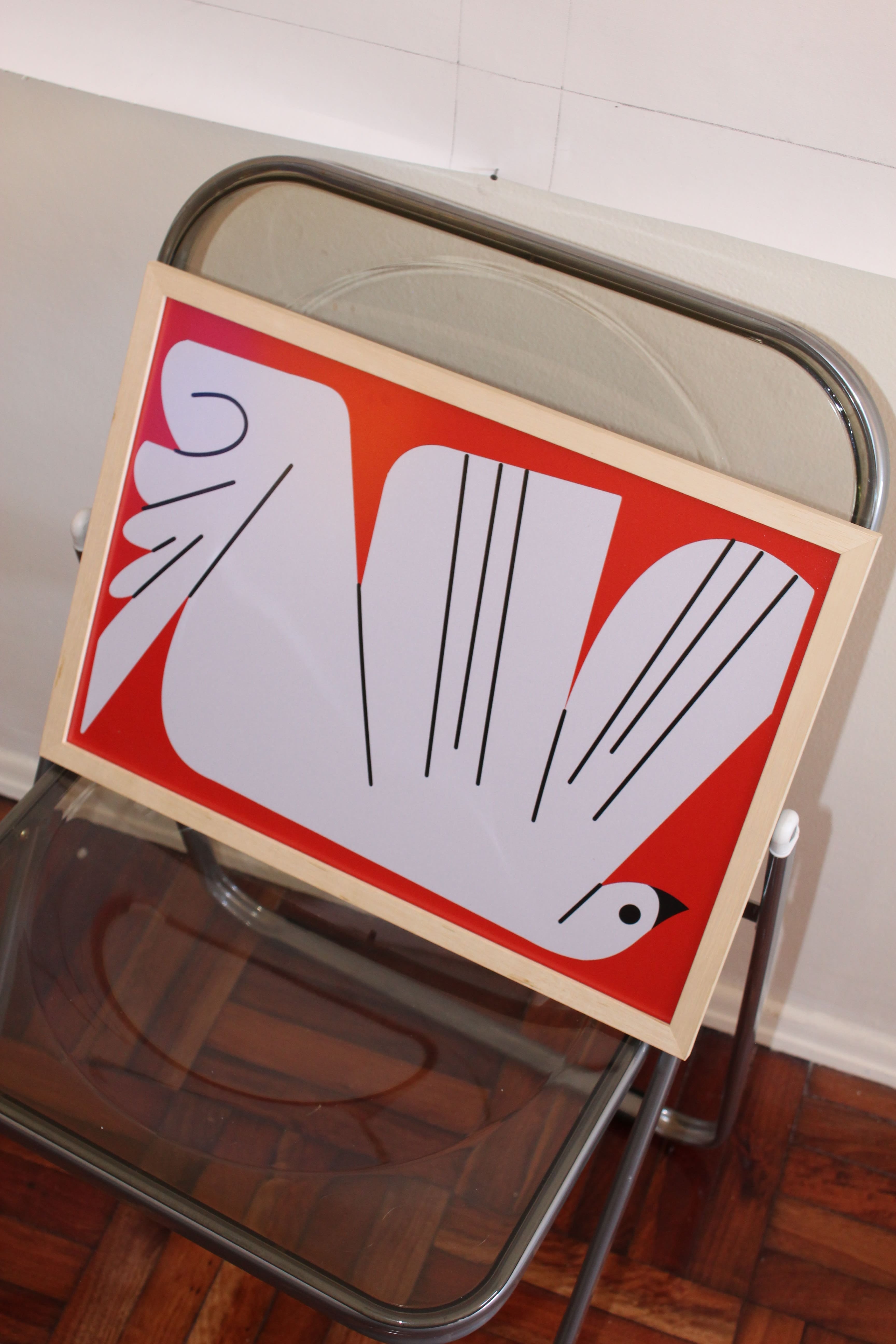 Print Aves - Ave terracota